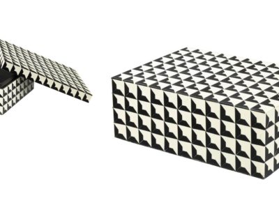 Box-Cabas-S-Black-white-resin-inlay-design-L.28-P.21-H.10cm-2